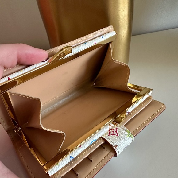 Louis Vuitton Multicolor Porte Monnaie Billets Viennois wallet Authentic - Picture 7 of 9